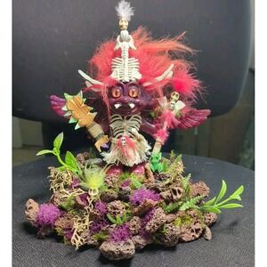 Vintage OOAK Dam Troll Doll wearing  Custom Voodoo Demon‎ Slayer Unique
